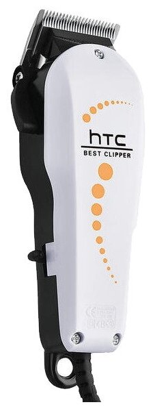 Машинка для стрижки HTC CT-605 белый/синий - фотография № 4
