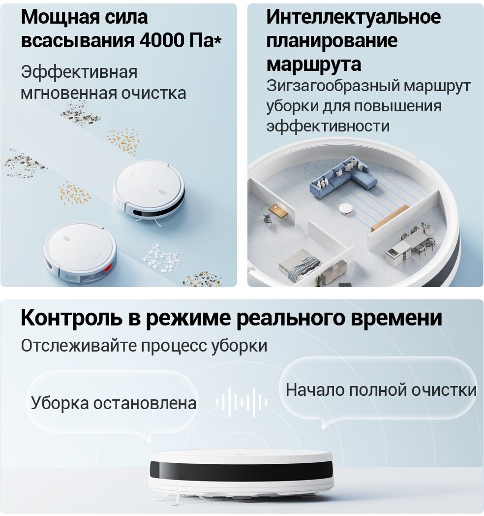 Робот-пылесос Xiaomi Robot Vacuum E10