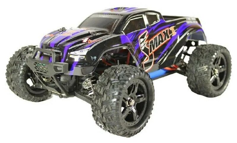 Радиоуправляемый монстр Remo Hobby SMAX V2.0 (синий) 4WD 2.4G 1/16 RTR