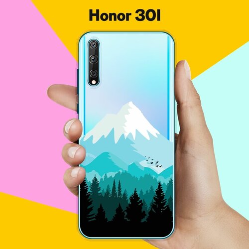 Силиконовый чехол Снежные горы на Honor 30i силиконовый чехол на honor 80 pro хонор 80 про с принтом снежные горы