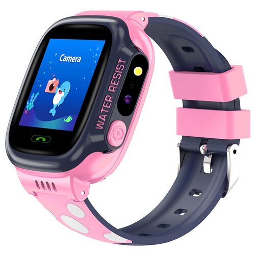 Умные детские смарт часы PALEOHORA Y92 Smart Watches PRO (IOS/Android) с Full touch HD IPS экраном,GPS трекером,камерой, фонариком,собственной SIM картой(Розовый)