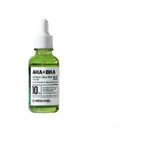 Сыворотка с кислотами 10% для чувствительной кожи MEDI-PEEL AHA BHA Amino Cica-Nol B5 Ampoule, 30 мл