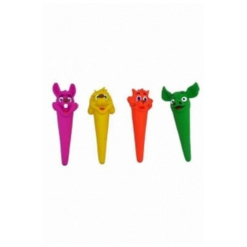 Papillon Игрушка для собак Улыбака-Морковка, 20см, латекс (Funny cone shaped animals) 140004 | Funny cone shaped animals, 0,059 кг