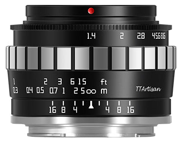 Объектив TTArtisan APS-C 23mm F14 Fujifilm X Mount