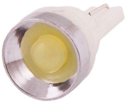Лампа светодиодная T10 (W5W) 12V 1 диод без цоколя 1-конт белая SKYWAY (ST10-COB-NEW)