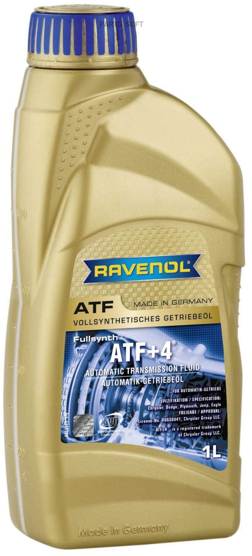 Трансмиссионное Масло Ravenol Atf+4 Fluid (1л) New Ravenol арт. 4014835732117