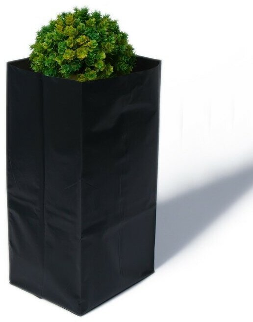 Пакет для рассады, 8 л, 15 × 34 см, полиэтилен толщиной 100 мкм, с перфорацией, чёрный, Greengo - фотография № 2