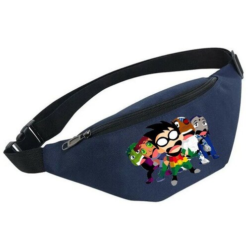 фото Сумка поясная noname, синий
