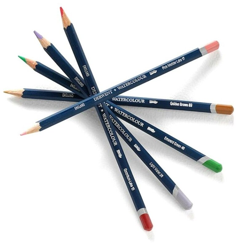 Акварельные карандаши Derwent Карандаш акварельный Watercolour №34 Небесно-голубой