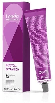 Londa Professional Стойкая крем-краска Londacolor Creme Extra Rich, 5/6 светлый шатен фиолетовый, 60 мл