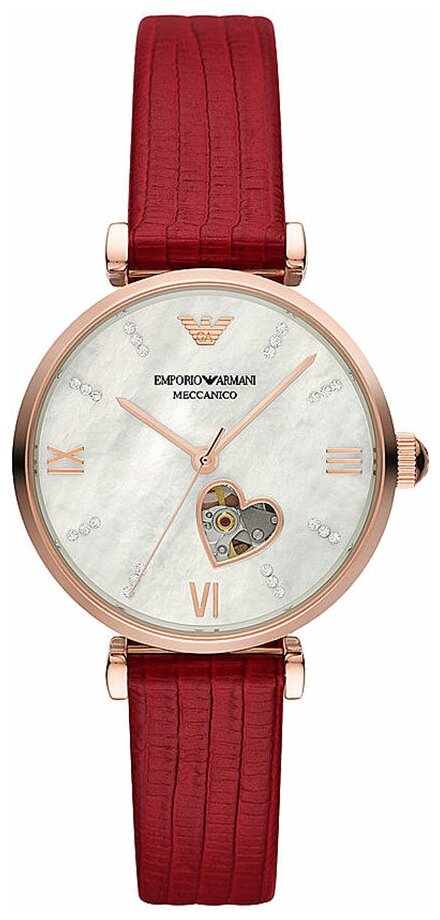 Наручные часы EMPORIO ARMANI, красный, белый