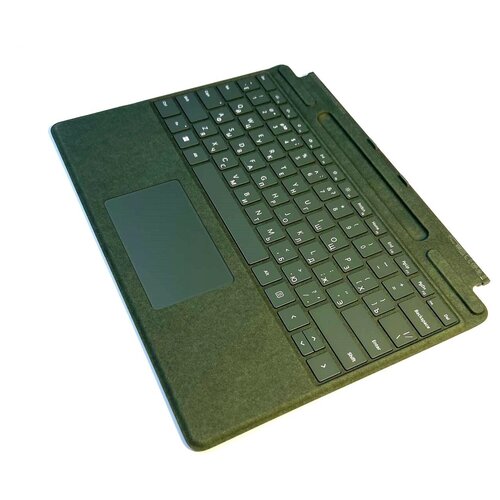 клавиатура microsoft surface pro x 8 9 signature keyboard alcantara poppy red rus Клавиатура Microsoft Surface Pro 8 / 9 Зеленая RUS