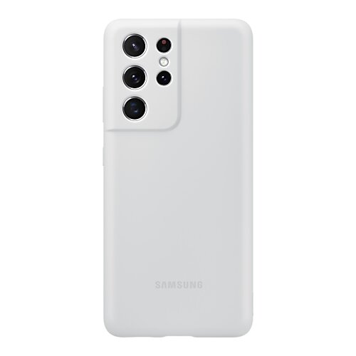 фото Чехол-накладка samsung ef-pg998 для galaxy s21 ultra светло-серый