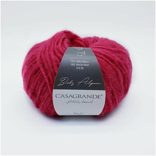 Пряжа 2 мотка Baby Alpaca Casagrande беби альпака меринос