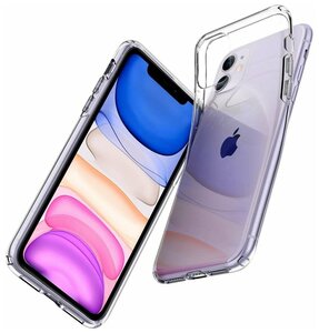 Фото Защитный чехол для Apple iPhone 11 Прозрачный защитный силиконовый для Эпл Айфон 11
