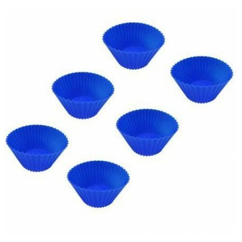 Набор форм д/выпечки силикон 6шт кексы КТ-S-601-6