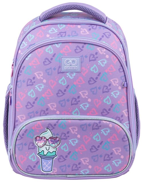 Каркасный школьный рюкзак для девочки GO22-597S-2