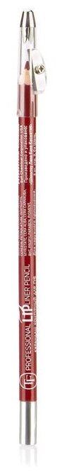 TF, Карандаш контурный для губ Professional Lipliner Pencil с точилкой, тон № 20 " Burgundy/бургундское вино "