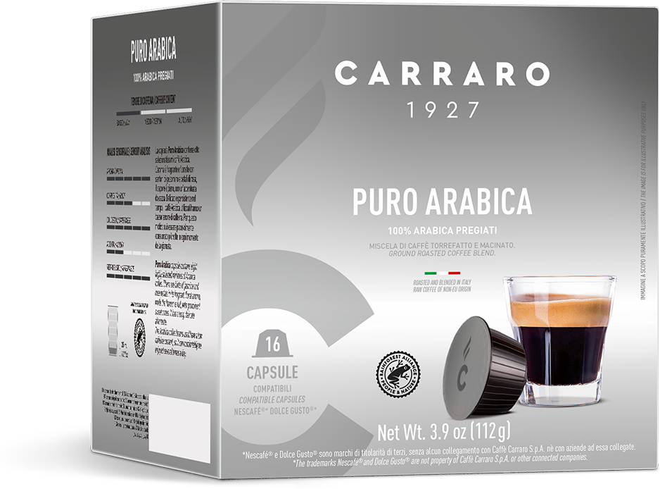 Кофе в капсулах Carraro Puro Arabica 100% 16шт - фото №4