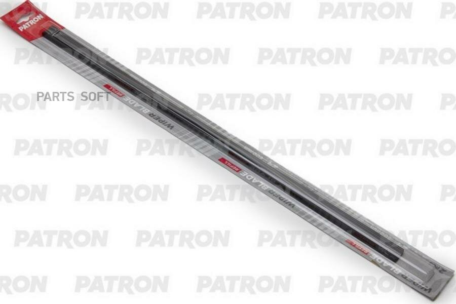 PATRON PWB6060-RUB-TR 600x2 комплект 2шт ширина 6 мм для каркасных щеток PATRON серии -CQ