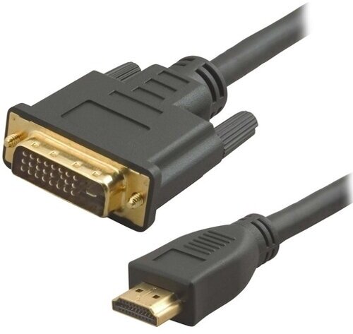 Кабель видео адаптер HDMI-DVI dual link 5bites APC-073-030 позолоченные разъемы 2 фильтра - 3 метра