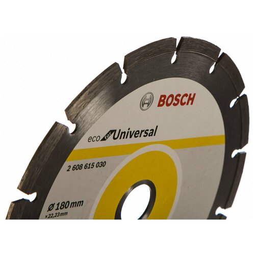 Диск алмазный ECO Universal (180х22.2 мм) Bosch 2608615043 диск алмазный bosch eco universal 125х22 2х2 0 мм сегментный