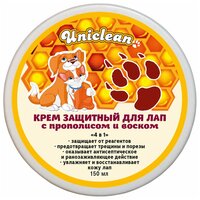 Крем защитный для лап с прополисом и воском Uniclean 150мл. 4039