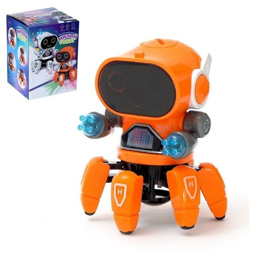 Купить Робот «Милый робот», световые эффекты, работает от батареек, цвета микс, нет бренда