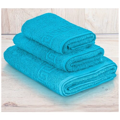 фото Набор махровых полотенец yasmin 3шт(40*70,50*90,70*140) туркмения