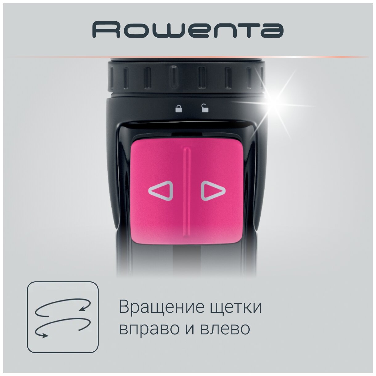 Фен-щетка Rowenta Brush Activ Keratin&Shine CF9522F0 Black/Pink - фотография № 7