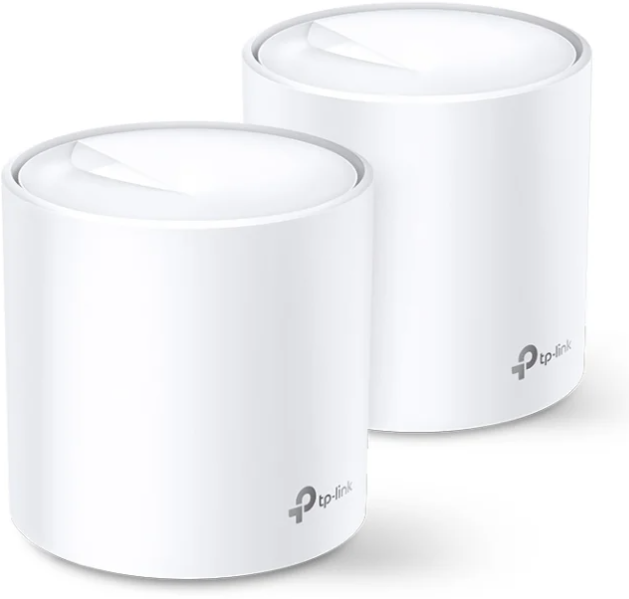 Wi-Fi роутер TP-Link DECO X20(2-PACK) AX1800 10/100/1000BASE-TX, white