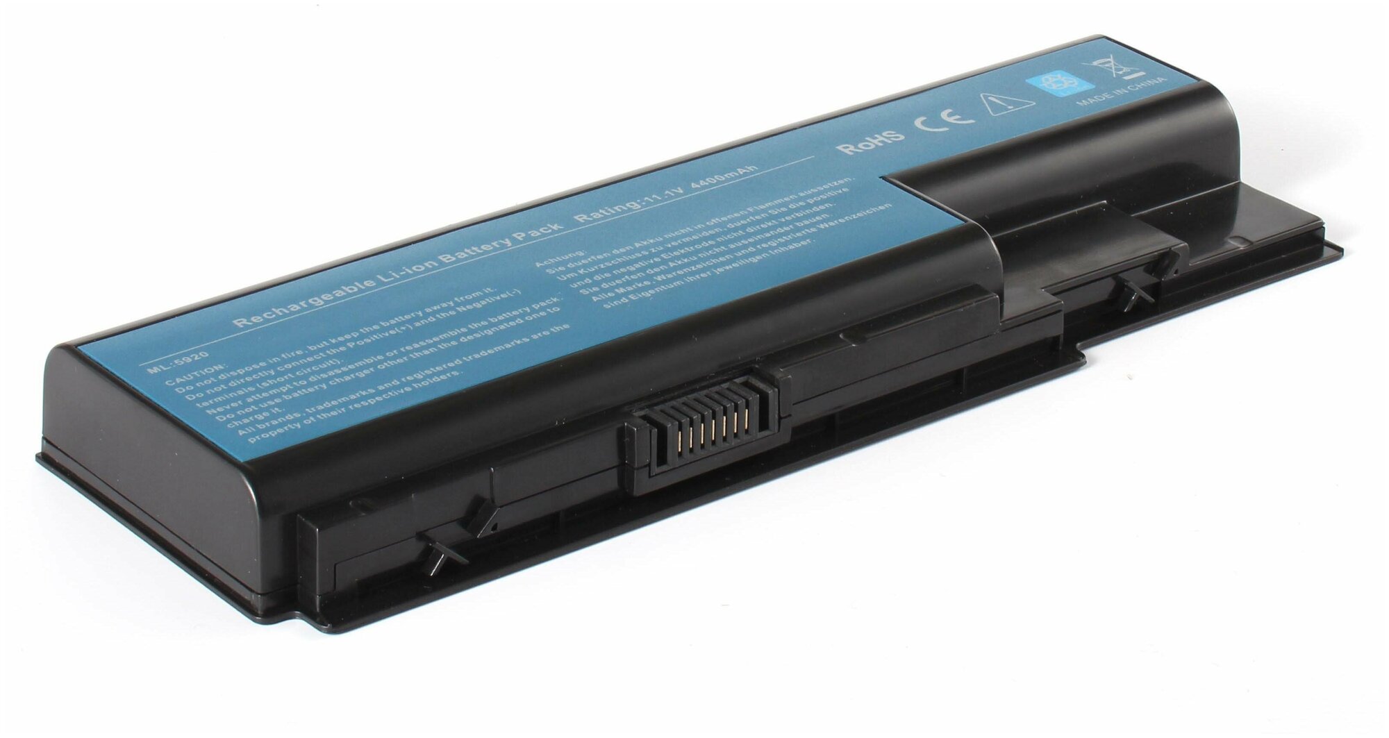 Аккумуляторная батарея Anybatt 11-U4-1140 4400mAh для Acer Extensa 7630G, Aspire 5720Z, Aspire 7730Z, Aspire 7738G, Aspire 5720ZG, Aspire 7540, Aspire 8530, Aspire 5935G, Aspire 5739, Aspire 7730, Aspire 6935, Extensa 7630EZ, Aspire 8920