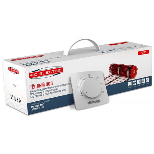 Нагревательный мат AC ELECTRIC ACМM 2-150-35 с терморегулятором 3720₽