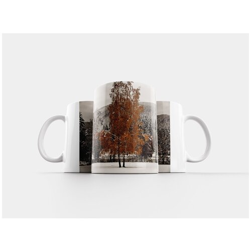 фото Кружка "дерево, снег, зима" 320 мл lotsprints