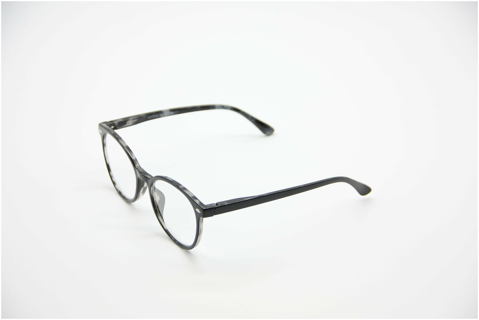Готовые очки для зрения Marcello GA0310 C1 с диоптриями -3 /Очки женские корректирующие/Кошачий глаз/Флексовое крепление дужек/Футляр в комплекте