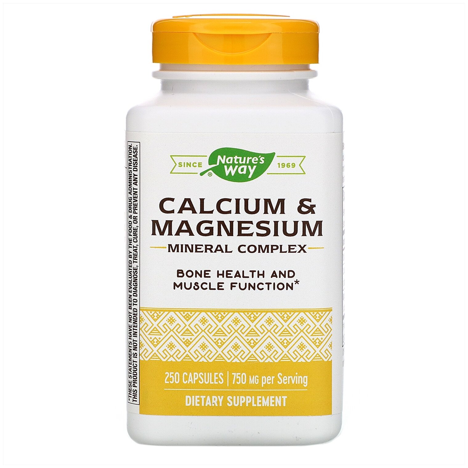 Капсулы Nature's Way Calcium & Magnesium Mineral Complex