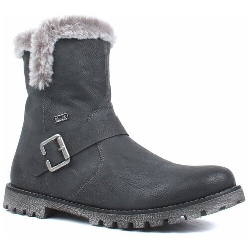 фото Полусапоги rieker, размер 38, темно-серый