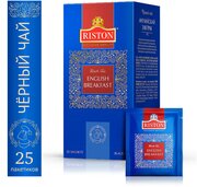 Чай черный в пакетиках Riston English Breakfast, 25 шт, 50 г