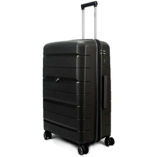 Умный чемодан Impreza, 120 л, размер L+, черный