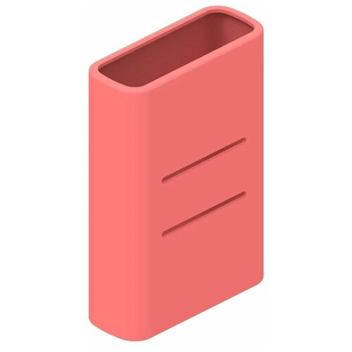 фото Силиконовый чехол для внешнего аккумулятора xiaomi mi power bank 3 ultra compact (pocket edition) 10000 ма*ч (pb1022zm), розовый padda