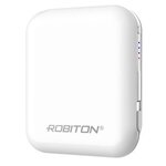 Robiton Универсальный внешний аккумулятор Robiton Power Bank Li10.4-W White - изображение