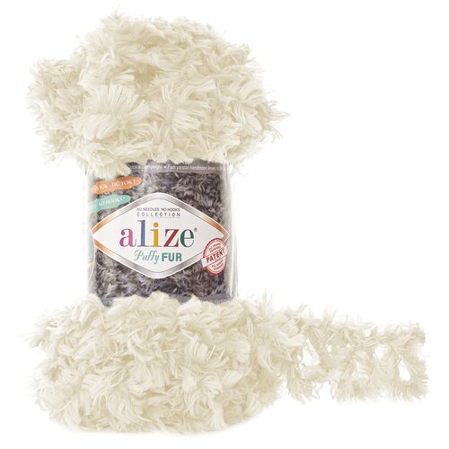 фото Набор для вышивания alize puffy.fur.6113 пряжа ализе puffy fur цв.6113