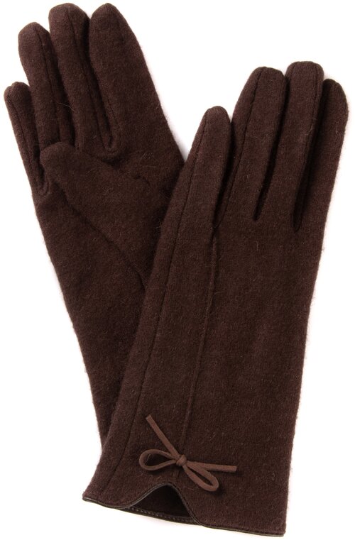 Перчатки 4hands демисезонные, шерсть, размер S, коричневый