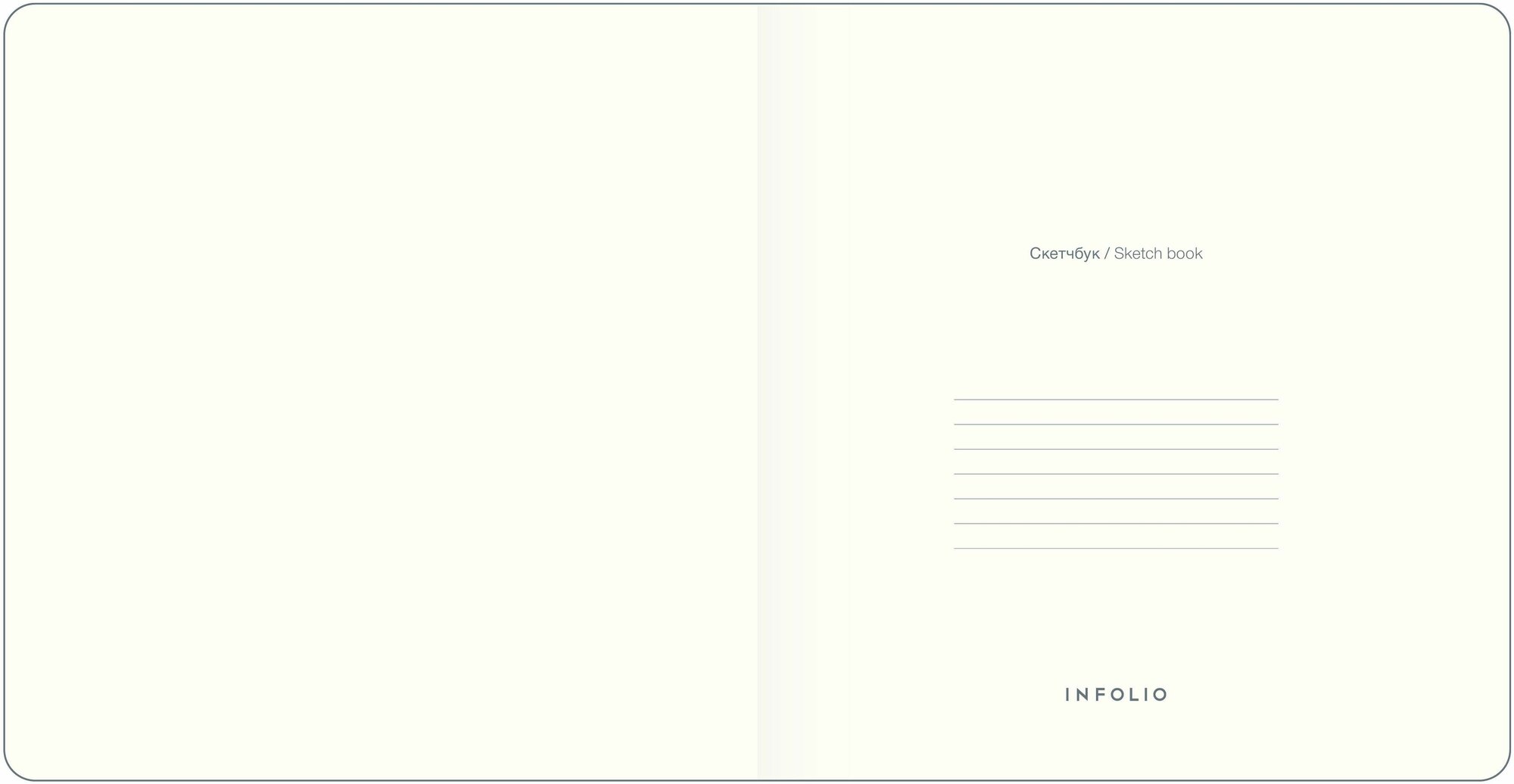 Скетчбук InFolio "Euro business" (I158/black) - фото №4