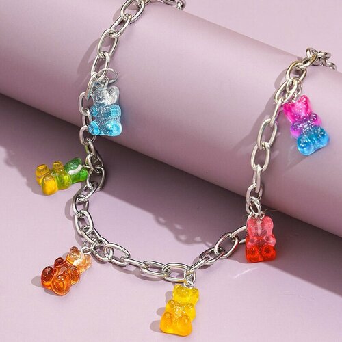 фото Подвеска / ожерелье / цепочка мармеладные мишки тедди redweeks