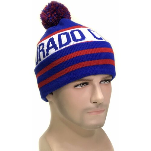 фото Шапка бини , размер универсальный, красный, синий arctic-store