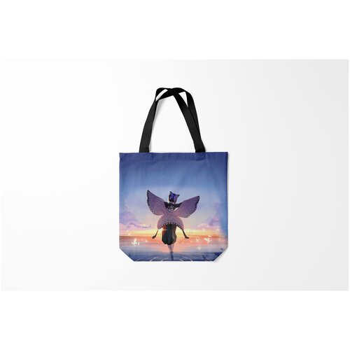 фото Сумка-шоппер / 40х40 см / аниме / клинок рассекающий демонов burnettie