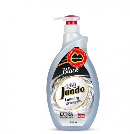 Гель для стирки Jundo Black для черного белья, концентрированный 1 л, дозатор