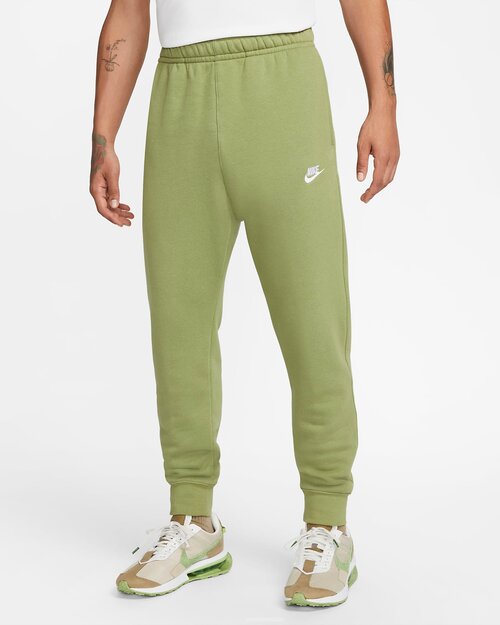 брюки NIKE Sportswear Club Fleece, размер S, зеленый