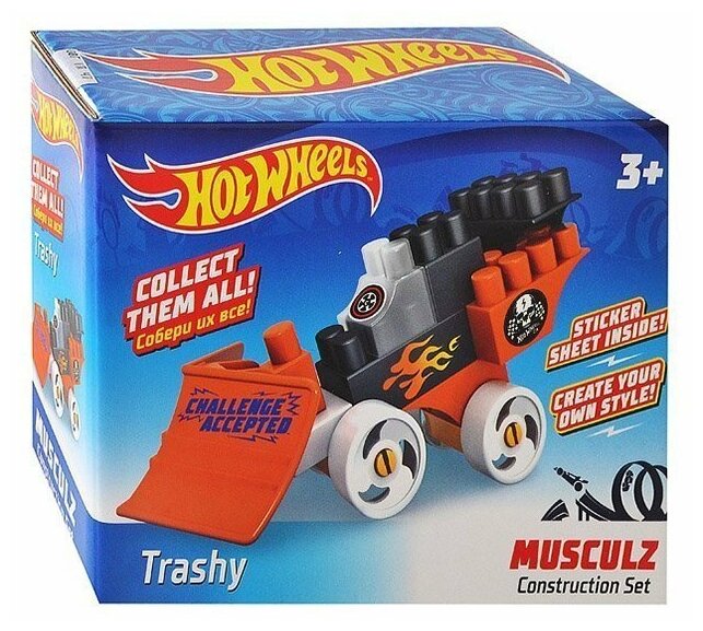 Конструктор Bauer 714 hot wheels серия musculz Trashy